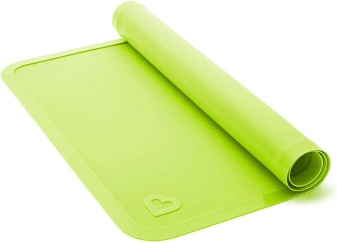 Munchkin® Spotless™ Silicone Placemats for Kids, 2 Pack, Blue/Green