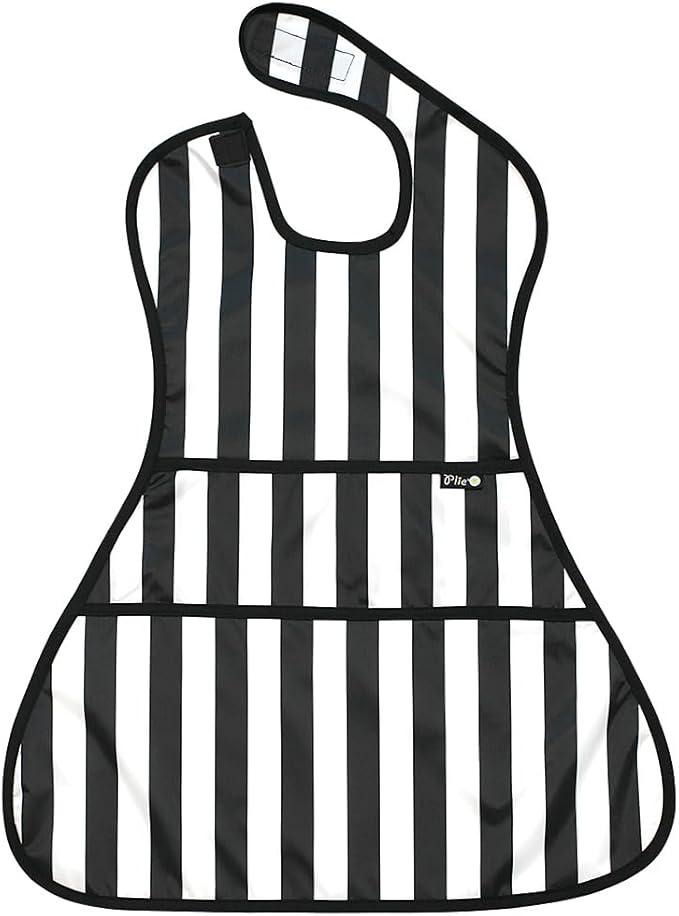 Plie Full Coverage Waterproof Feeding Bib for Toddlers – Extra Long Apron Bib for Mealtime, Self-Feeding, High Chairn
