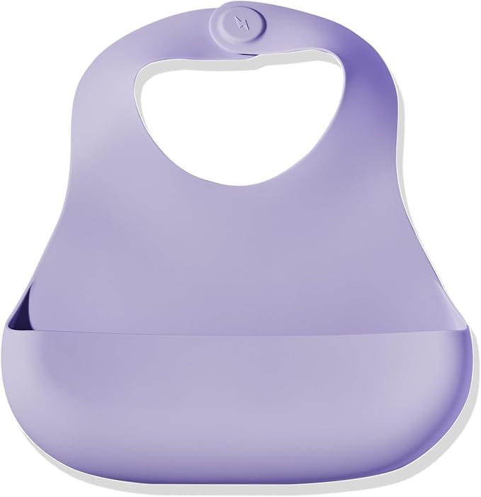 Magnetic Silicone Baby Bib – Waterproof, Dishwasher Safe, BPA Free Food-Grade, Feeding Bib for Infants and Toddlers