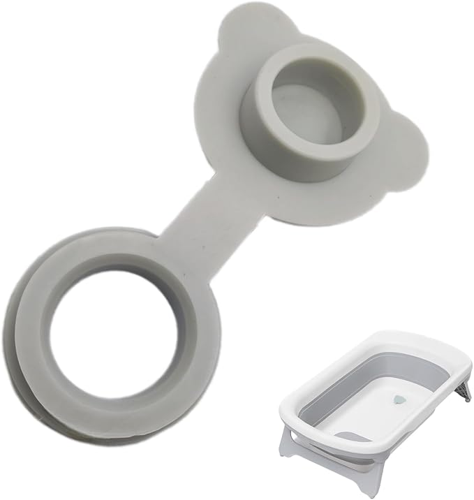 COLDDD Bathtub Stoppers, Silicone Bathtub Stopper, Fits Most Baby Bathtubs, 5 Sizes of Baby Bath tub Plugs (1.2'' I.D.)
