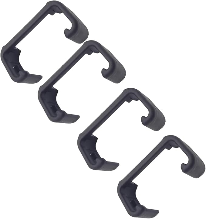 Pack of 4 Strong Seat Rails Caps General Fit Seat Glides Clips Seat Track Covers set for Automotives Use