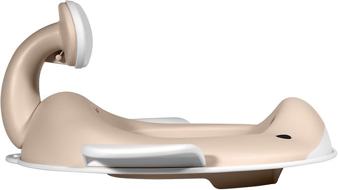 Kindsgut Potty Training Seat in whale design, designed in Germany, suitable for all toilet shapes non-slip toilet seat, Sand