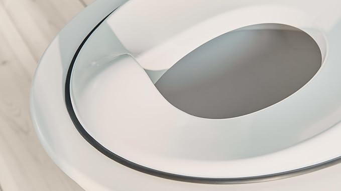 BabyBjörn Toilet Trainer - White/Black, 11.5x14x3.5 Inch (Pack of 1)