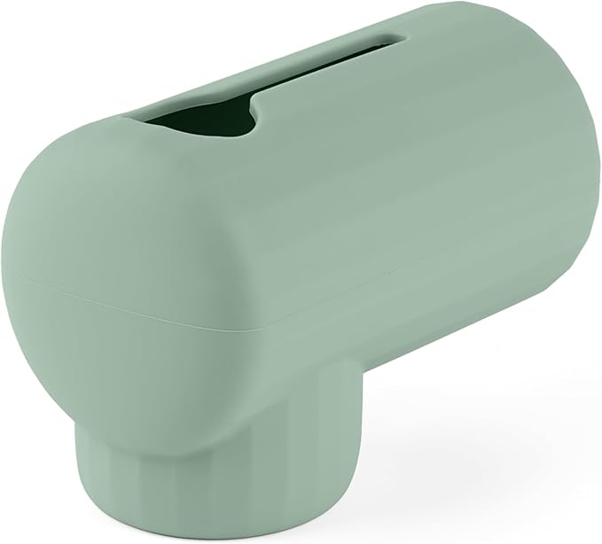 Bath Spout Cover, Soft Silicone Bathtub Faucet Cover Safety Universal Fit (Cambridge Blue)