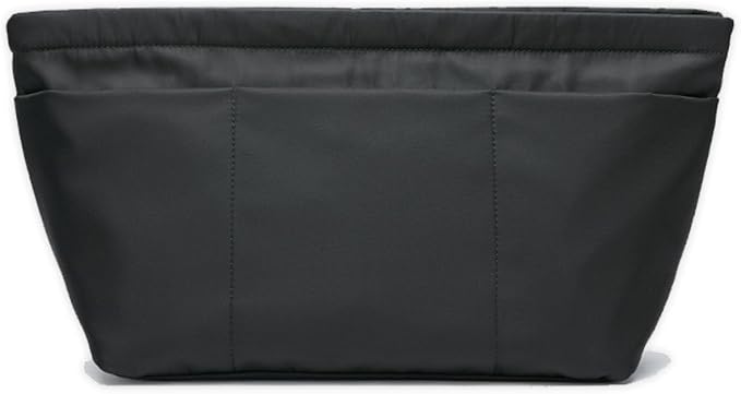 YONBEN Handbag Organizer Insert Bag Tote Shaper Bag Large Purse Organizer Insert Lightweight & Durable Nylon inner bag (L, black)