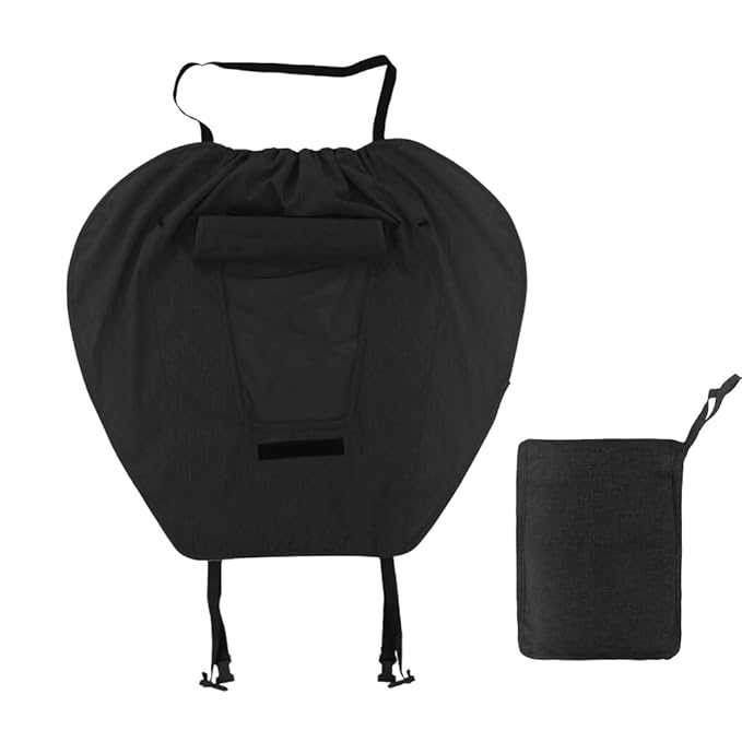 Universal Stroller Sun Shade UV Sun Protection Shade Blackout Cover Waterproof Baby Stroller Cover UPF50+ Pushchair Shield Canopy with Viewing Window Detachable Rain Sunshade Canopy Shield Pram Buggy