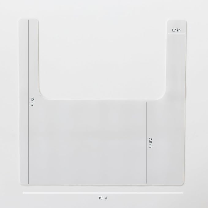 Yeah Baby Goods Placemats Compatible with The IKEA Antilop Highchair (Coconut Cream) - Food-Grade Silicone Highchair Tray Mat – Easy to Clean, High Chair Accessory