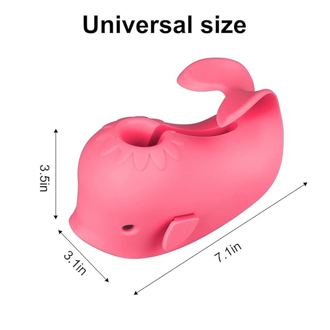 Spout Cover for Bathtub, Faucet Cover Baby Bathroom Tub Silicone Faucet Protector for Kids, Bath Spout Cover for Baby Toddlers
