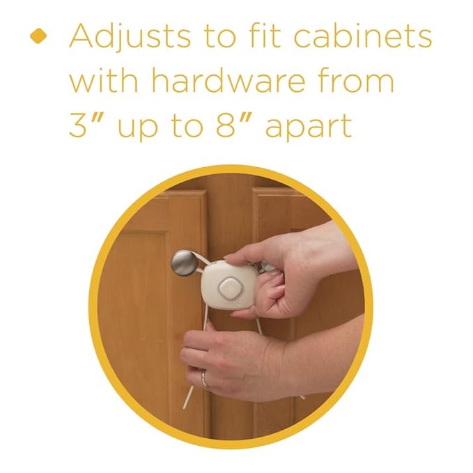 Safety 1st OutSmart™ Flex Lock, White, 4 Pack
