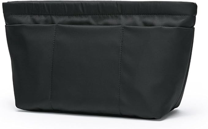 YONBEN Handbag Organizer Insert Bag Tote Shaper Bag Large Purse Organizer Insert Lightweight & Durable Nylon inner bag (M, black)
