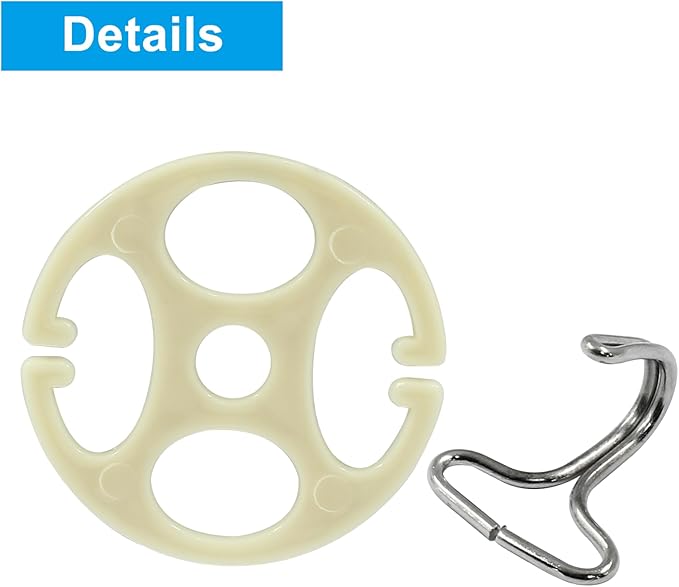 48Pcs Car Seat Cover Plum Plate Metal Hooks, 24Pcs Plastic Car Seat Covers Chucks and 24Pcs Metal Hooks Set Locking Clip Plastic Card Fixed Fastener Buckle Replacement for Car Seat (Beige)