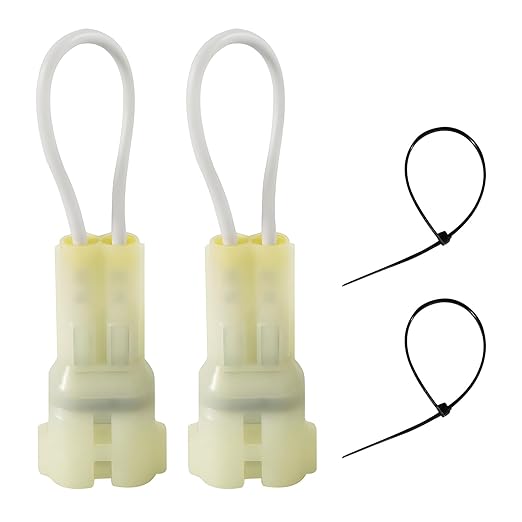 Seat Belt Bypass for Honda Pioneer 700 1000, UTV Harness Override Seat Bypass Switch Connector Jumper Plug for Honda Pioneer 700-2 700-4 1000-3 1000-5 2017-2025 Accessories (2PCS)