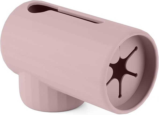 Bath Spout Cover, Soft Silicone Bathtub Faucet Cover Safety Universal Fit (Blush)