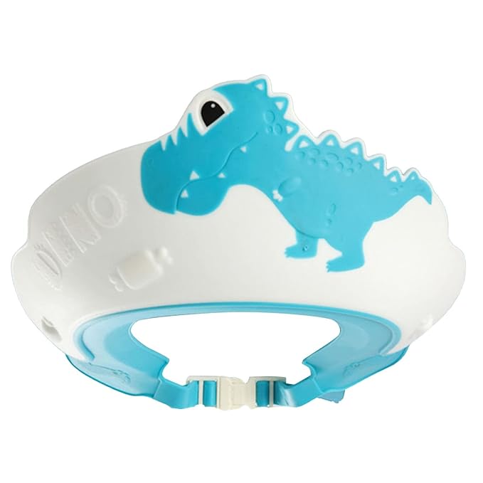 Baby Hair Washing Bath Visor for Infants and Toddlers - Blue Head Cover to Keep Water Out of Eyes During Bath Time, Perfect for Gentle Hair Washing for Babies Kids Children