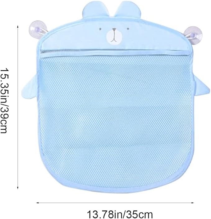 Bath Toys Organizer Bag,Quick Dry Storage Net,Cute Mesh Bath Toy Storage,Hanging Toy Organiser,Bathroom Mesh Organiser Bag
