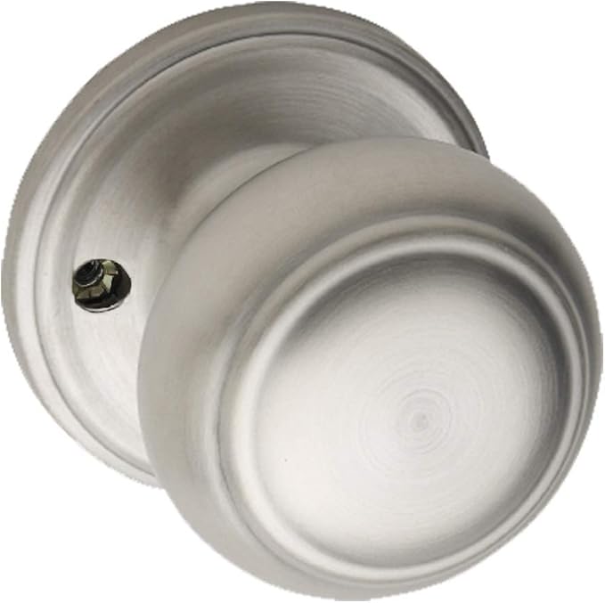 Copper Creek CK2090SS Colonial Door Knob, Dummy Function, 1 Pack, Satin Stainless