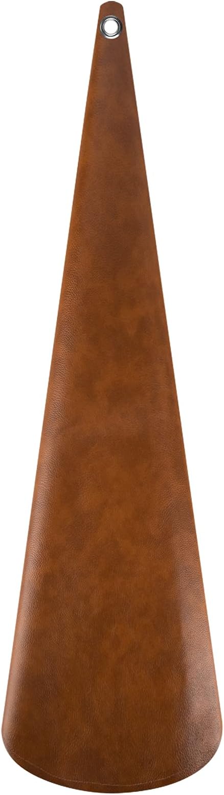 Linkidea Vegan Leather Splat Mat for Under High Chair - Floor Protector for Kids, Reusable Infant Food Splash Spill Mat, Portable Picnic Blanket Outdoor (Brown)