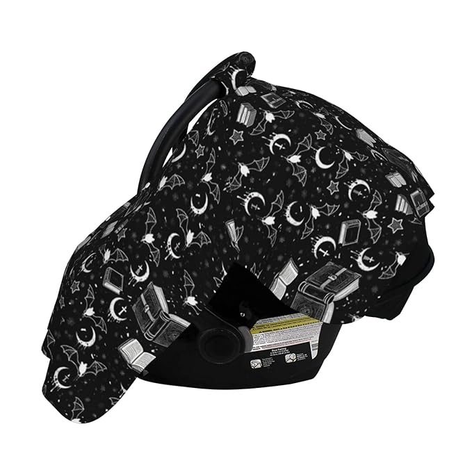 Gothic Car Seat Cover Baby Stuff Western Infant Carseat Covers Baby Girl Highland Car Seat Canopy Boy Winter Multi Use Nursing Cover for Newborn Carseat Canopy Nursing Covers Newborn Shower Gift