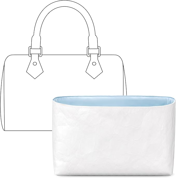 Purse Organizer Insert for LV Speedy Nano Handbag,Custom Fit Inside Premium Celeste Lightweight WaterResistant Tote Bag Insert