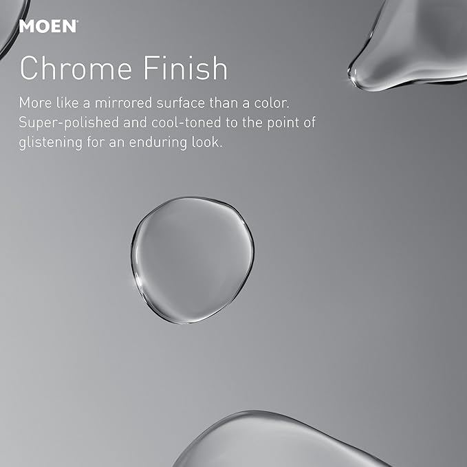 Moen Replacement Bathtub Spout with Lift Rod Diverter for Tub and Shower, Chrome Finish, 3801