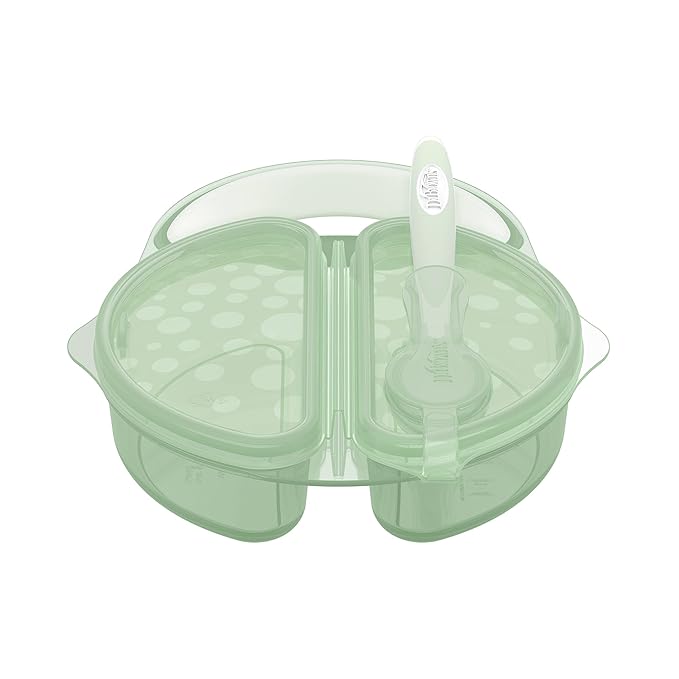 Dr. Brown's Travel Fresh Bowl and Spoon, 2-Pack, Turquoise
