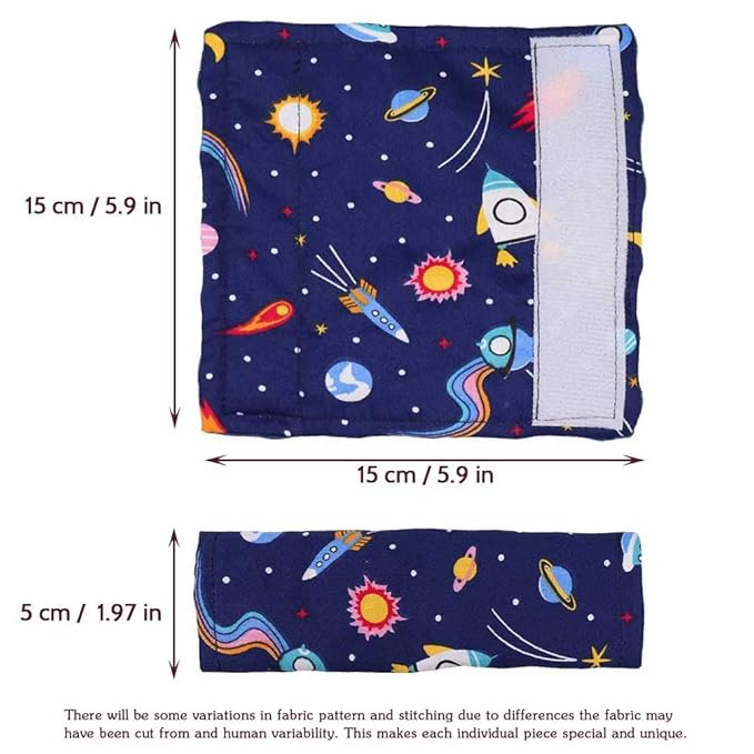 DILIMI Space Carseat Belt Cover for Baby Soft Comfort Seat Belt Cushion for Kids Cute Cartoon Pattern Car Seat Belt Pads Cover (2 Packs)