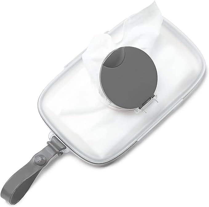 Skip Hop On-The-Go Wipes Dispenser, Grab & Go, Grey