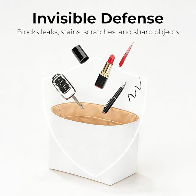 Handbag Organizer Insert for LV CarryAll Cargo Vibe PM,Custom Fit Inside Premium Matte Black Lightweight WaterResistant Purse Insert with Cup Holder Accessories