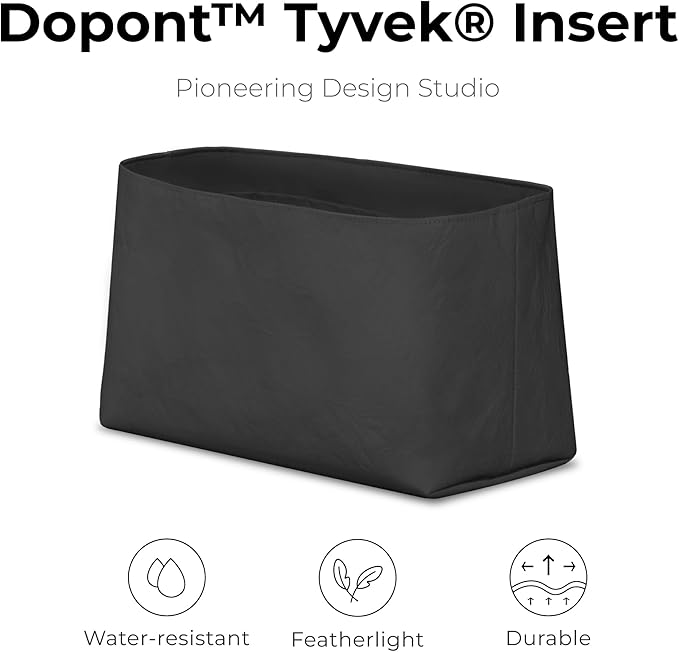 Purse Organizer Insert for LV Speedy Nano Handbag,Custom Fit Inside Premium Matte Black Lightweight Water Resistant Tote Bag Insert