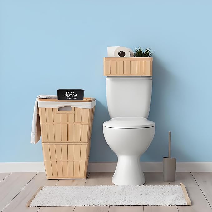 Moorfowl Hello Sweet Cheeks Flushable Wipes Holder Baby Wipes Dispenser Container Cute Funny Rustic Farmhouse Bathroom Decor