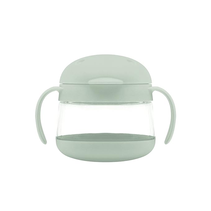 Ubbi Tweat Snack Containers for Kids & Toddlers, BPA-Free Tritan Spill-Proof Toddler Snack Cups, Portable Travel Food Storage, Sage Green