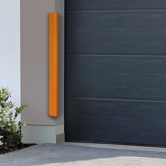 urbanhouse Ultra High-Density Heavy Duty Corner Guard Edge Protector & Bumper for Parking Garages, Workshops and Warehouses - Orange, 24 Inches - 1 Each