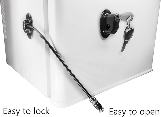 Refrigerator Door Lock, File Drawer Lock, Freezer Door Lock and Child Safety Cabinet Lock by REZIPO Black (5)