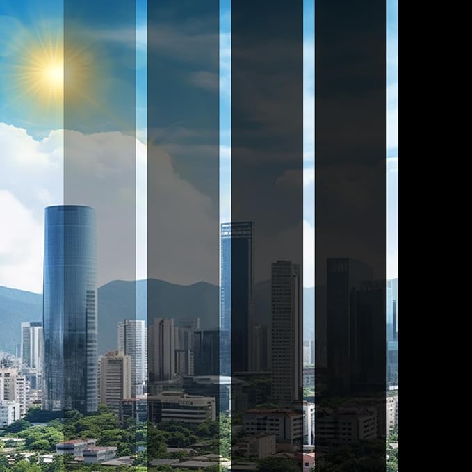 Window Film Transparent Heat Control UV Blocking, 50% VLT Window Tint for Shopfront Glass with Installation Tools, PET Material, Ideal for Stores, Glass Doors and Display Windows, 31.5Inch×78.7Inch