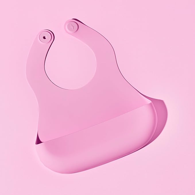 Magnetic Silicone Baby Bib – Waterproof, Dishwasher Safe, BPA Free Food-Grade, Feeding Bib for Infants and Toddlers