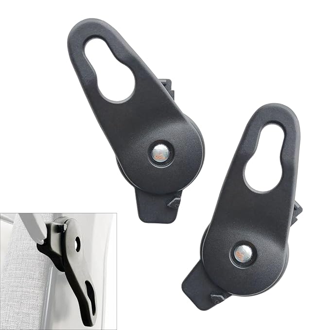 Montesy Baby Strollers Canopy Clamp Rod Buckles Infant Carriage Sunshade Holder Clip for Easy Sunshade Attachments