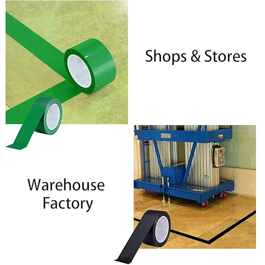 APT, Multi Color Marking Tape, Premium Safety Marking and Dance Floor Splicing Tape, 6 mil Thick (Red, 1 Roll)