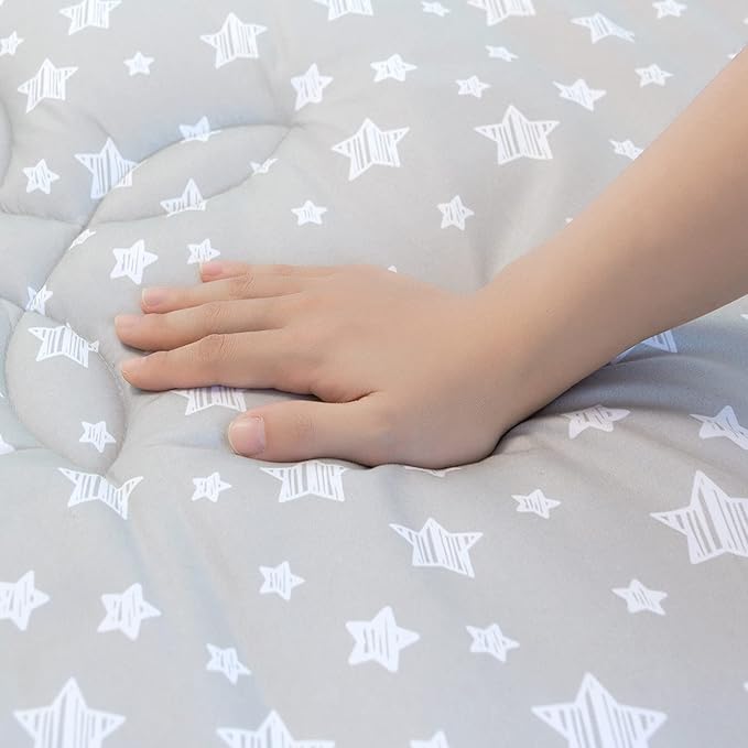 Baby Play Mat 71x59 Inches Thick Baby Crawling Mat, Large, Non Slip Padded Baby Playpen Mat for Playing, One-Piece Baby Floor Play Mat for Babies, Toddlers