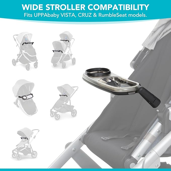 Snack Tray Compatible With Uppababy VISTA, VISTA V2, VISTA V3, CRUZ, CRUZ V2, RumbleSeat, and RumbleSeat V2