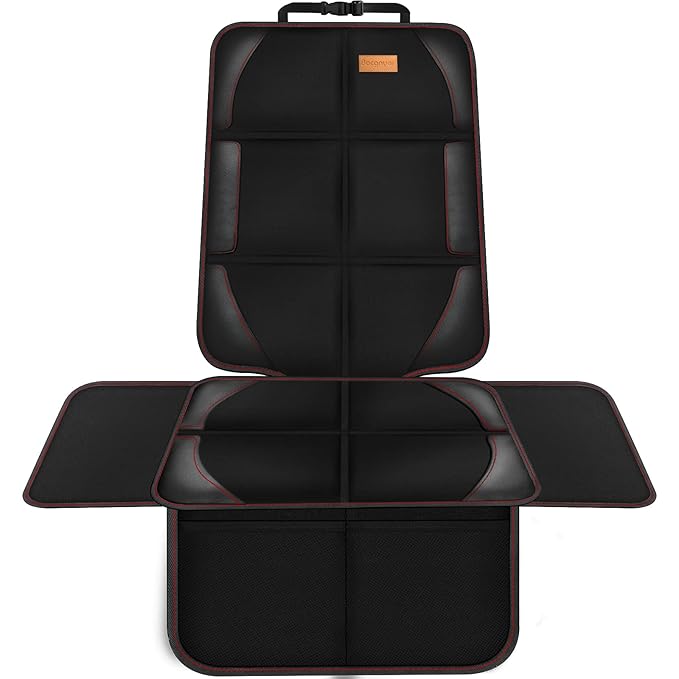 Bacgnyer Car Seat Protector, 1 Pack, Thickest Padded 600D Fabric Padding, Waterproof, Durable, Anti Slip Backing, Child Seat Protection, Suitable for Babies, Toddlers, Children