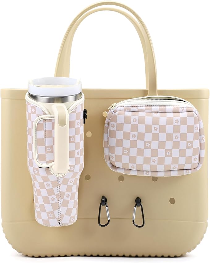 4PCS Organizer Holder for Bogg Bag, Accessories for Bogg Bags, Phone & Cup Holder compatible with Bogg Bag Original, Bag is not included