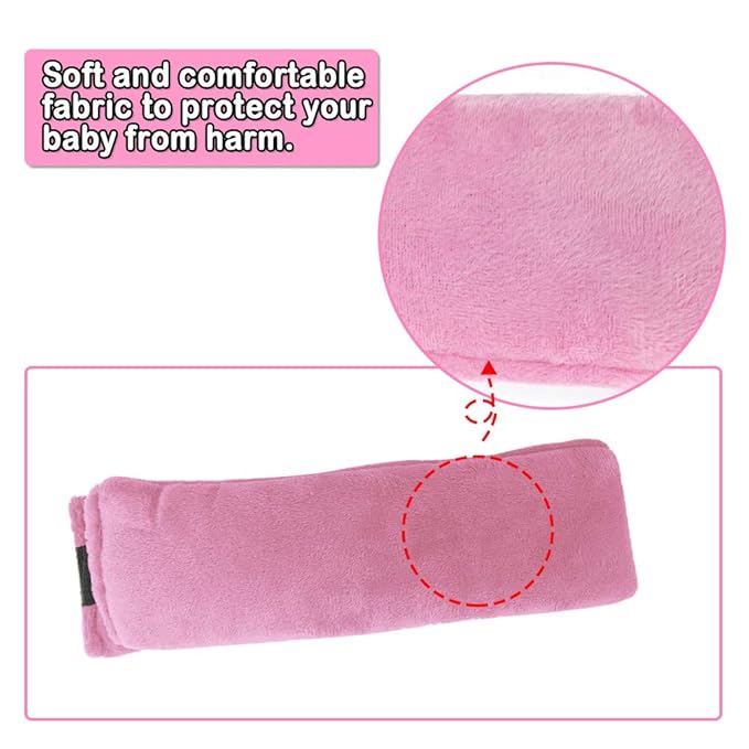High Chair Straps, Universal Baby Safety Strap, Highchair Harness for Infant&Toddler's（Pink）