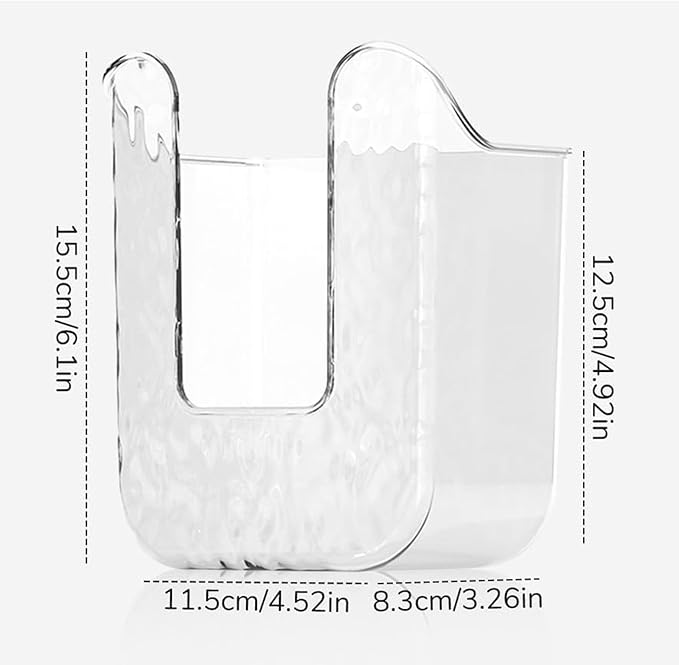 2 Pcs Bathroom Toilet Wall-Mounted Wet Wipes Dispenser Kitchen Wipes Wall Mount Storage Box (Light Gray)