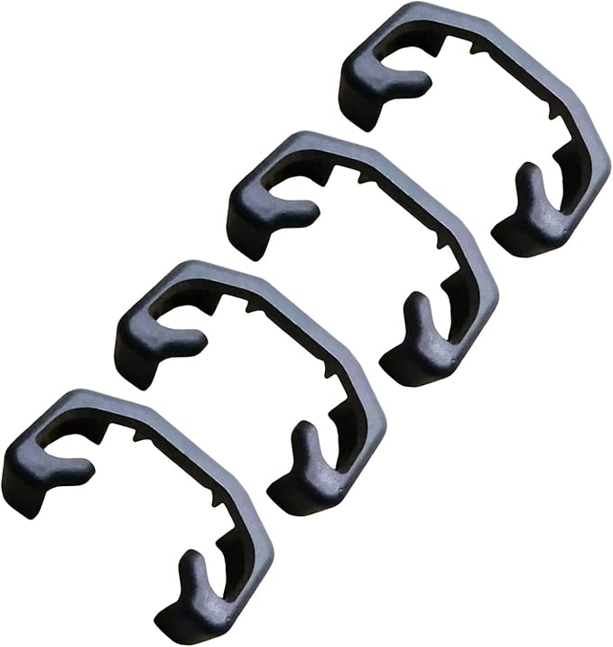 Pack of 4 Strong Seat Rails Caps General Fit Seat Glides Clips Seat Track Covers Set for Automotives Use