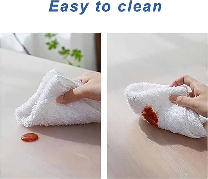 Translucent 2 Pack Silicone Mats for Kitchen Counter, 23.6" by 15.7" Multipurpose Mat, Counter Table Protector, Desk Saver Pad, Placemat Nonstick Nonskid Heat-Resistant Pad