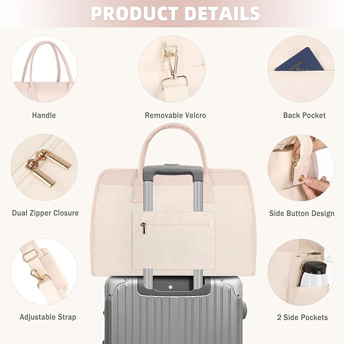 BOLOSTA Diaper Bag Tote for Women, Diaper Bag Tote with Changing Pad, Large Capacity Mommy Bag for Hospital and Weekender
