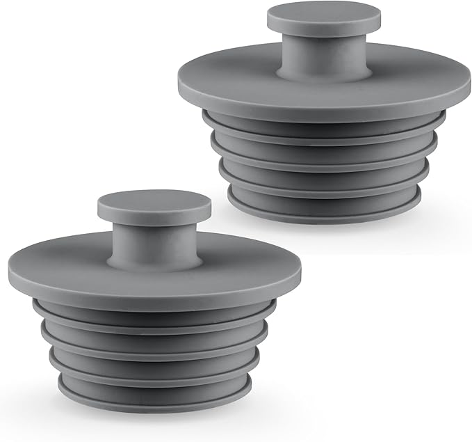 Aluvor Bathtub Stopper 2pcs Sink Stopper Tub Plug Bathroom Shower Drain Plug Silicone Bathtub Drain Plug Tub Drain Stopper Washbasin Stopper