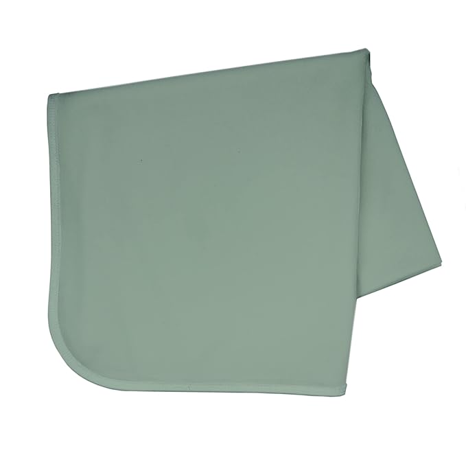 BapronBaby Minimalist Sage Splash Mat - Waterproof Catch-All for Under High Chairs, Floors, Tables, Playtime or Arts & Crafts - Machine Washable - 45" x 45”