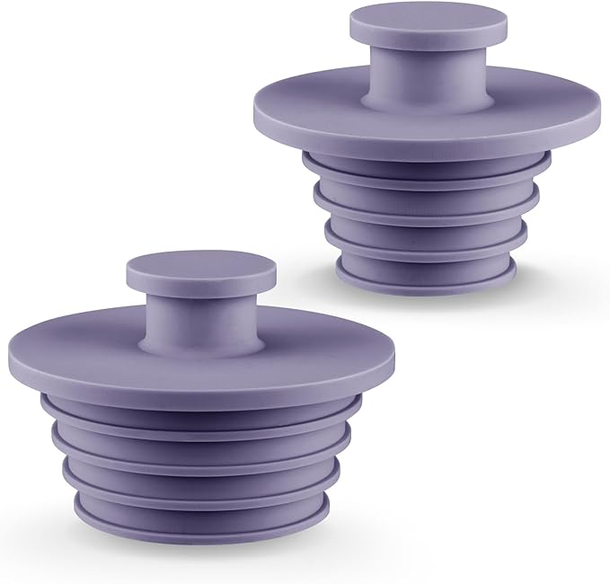 Aluvor Bathtub Stopper 2pcs Sink Stopper Tub Plug Bathroom Shower Drain Plug Silicone Bathtub Drain Plug Tub Drain Stopper Washbasin