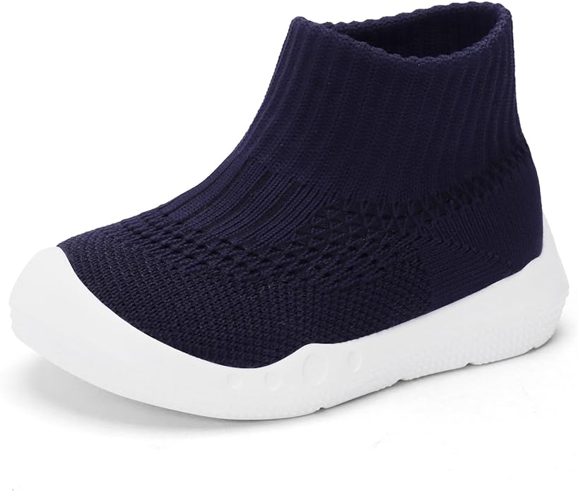 Engtoy Baby Shoes & Socks - Non-Slip Breathable Slippers with Soft Rubber Sole - Baby Boys & Girls Slip On Sneakers